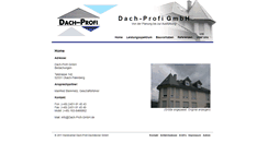 Desktop Screenshot of dach-profi-gmbh.de